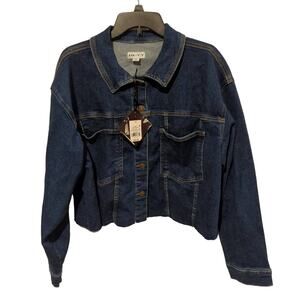 NWT Ava & Viv Denim Jacket, 2X